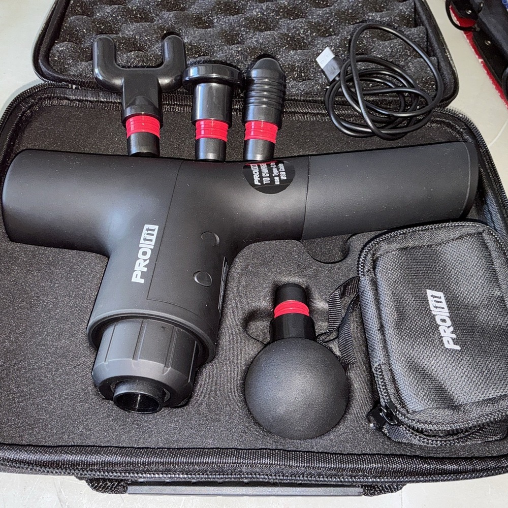 Tzumi Pro Fit‎ - Percussion Muscle Massage Gun - Black